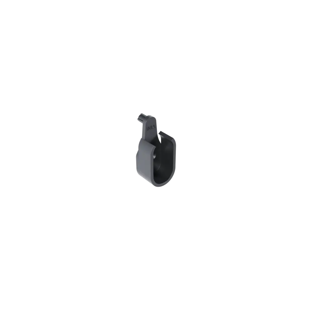 Bracket for clothing bar in plastic, Dark Grey